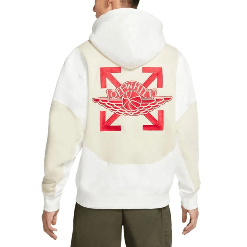 Jordan x OFF-WHITE Hoodie White — фото 3