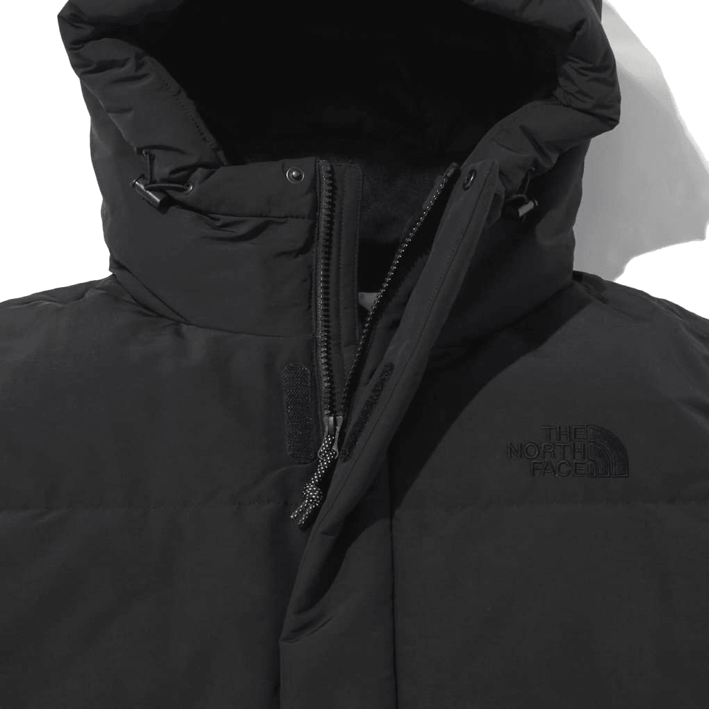 The North Face Logo Print Down Jacket Black — фото 3