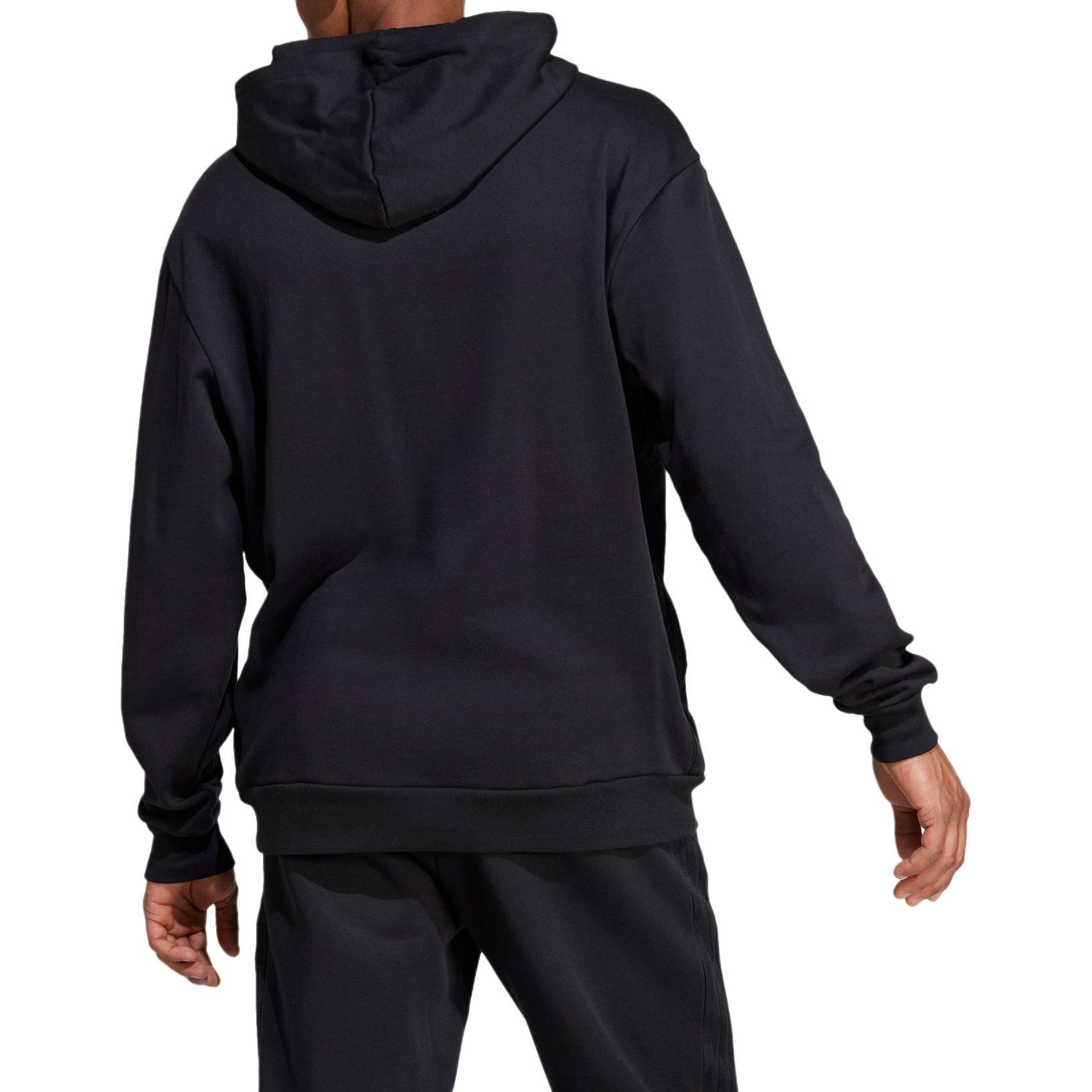 Adidas Brand Love French Terry Hoodie Black — фото 2