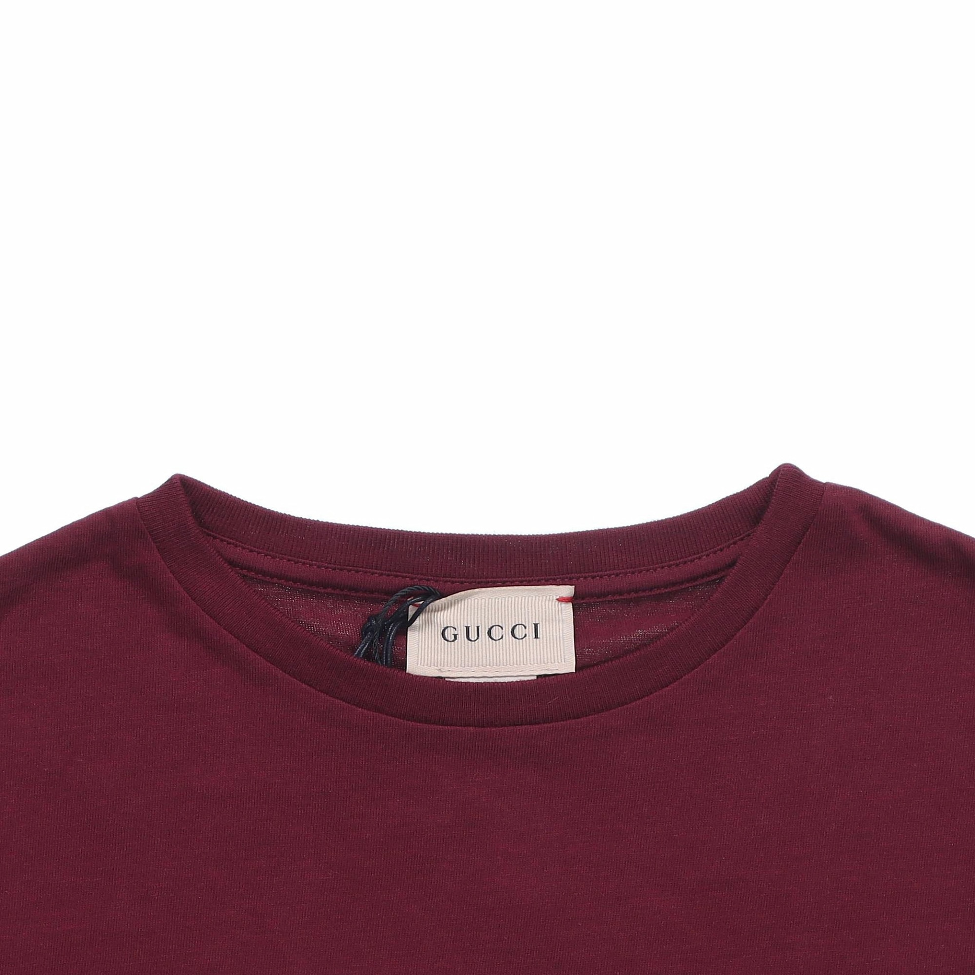 Gucci Kids Striped Logo T-Shirt Red — фото 2