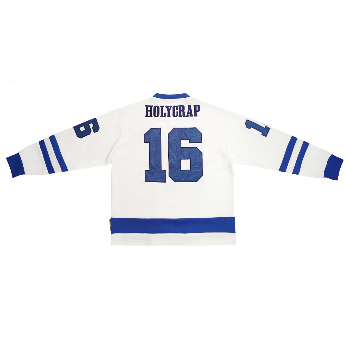 Holycrap 16 Embroidered Long Sleeve Sweatshirt White — фото 1