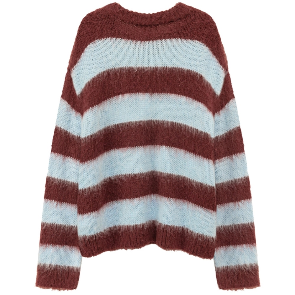 Chuu Sweater Black White Stripes — фото 4