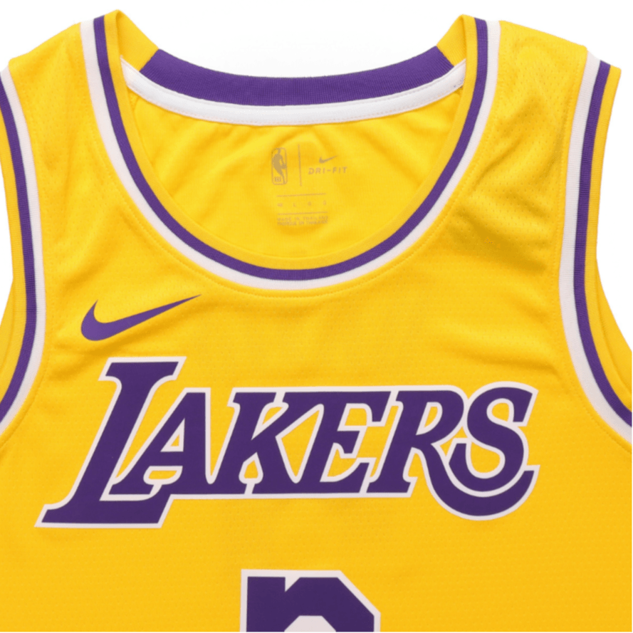 Nike NBA Los Angeles Lakers Davis 3 Jersey Yellow — фото 5