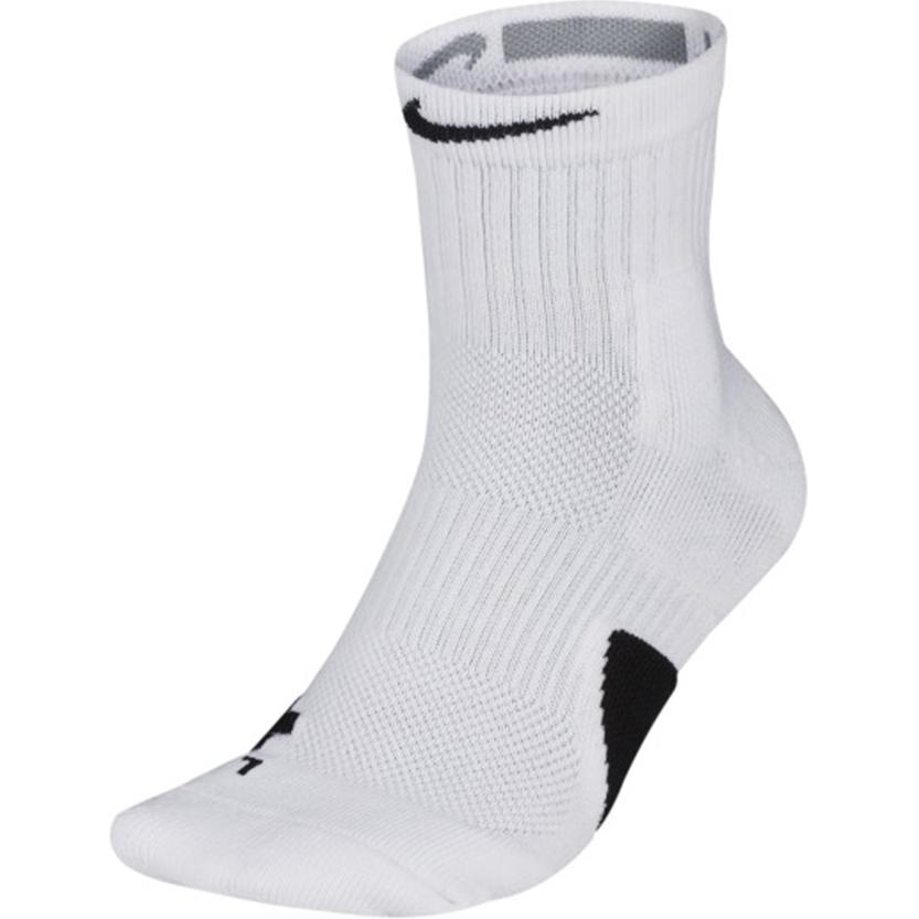 Nike Elite Basketball Crew Socks White — фото 2
