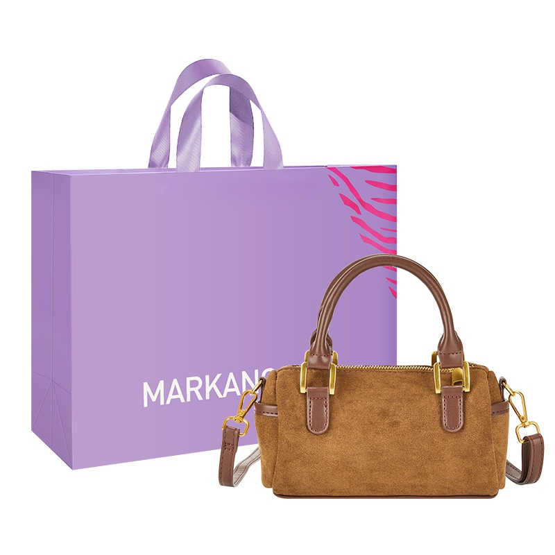 Сумки Markangaro Pillow Boston Bag Velvet Brown