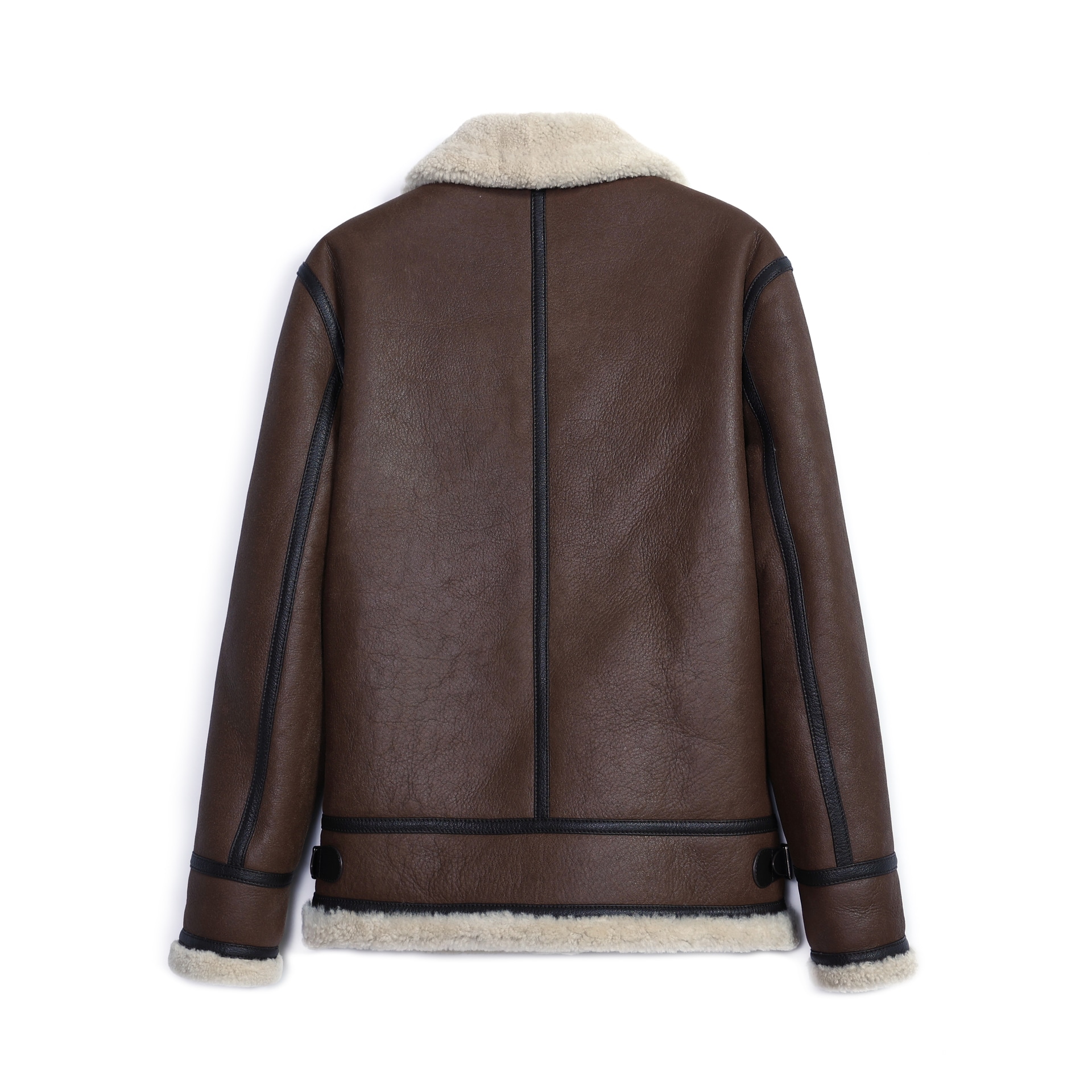 Mcs M65 Trench Shearling Leather Jacket — фото 5
