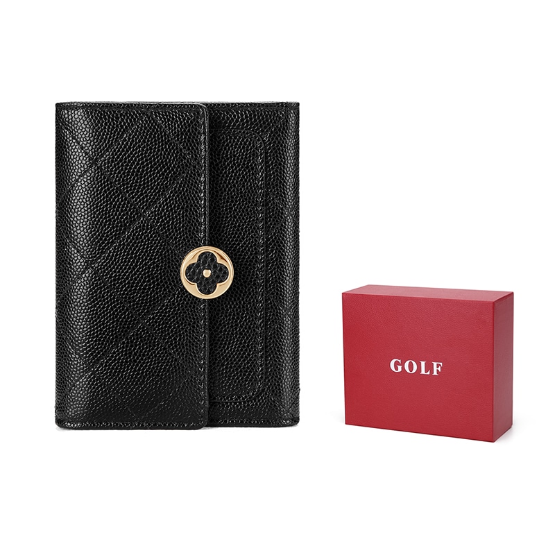 Golf Clover Commuter Wallet Ivory Black — фото 3