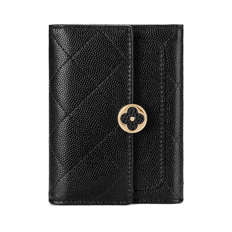 Golf Clover Commuter Wallet Ivory Black — фото 4
