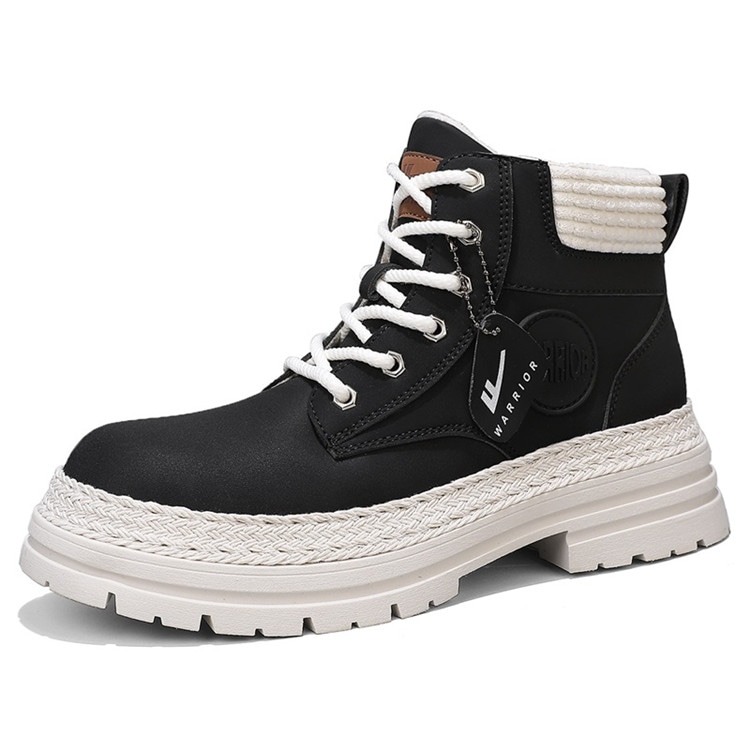 Warrior Snow Boots Black Beige — фото 1