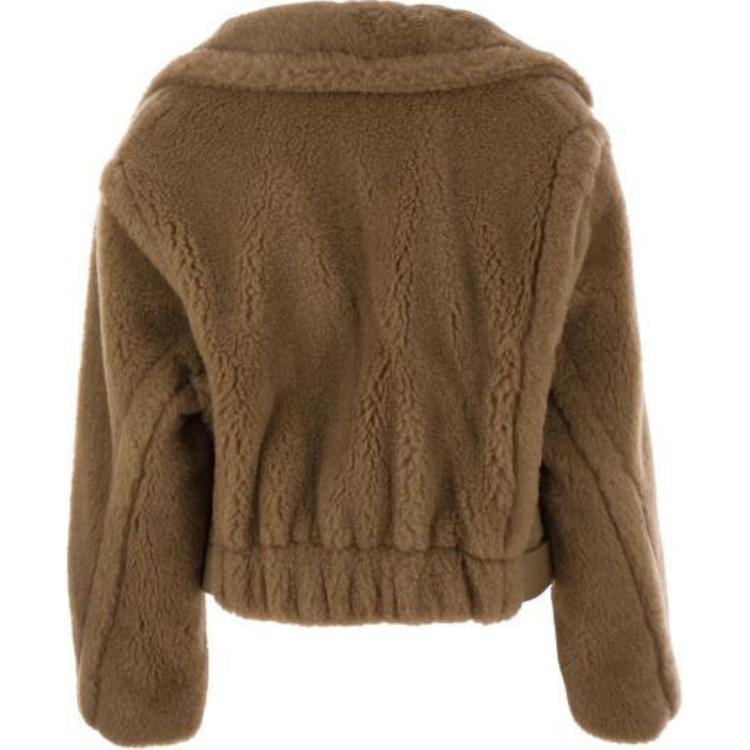 MaxMara Short Collar Jacket Brown — фото 1