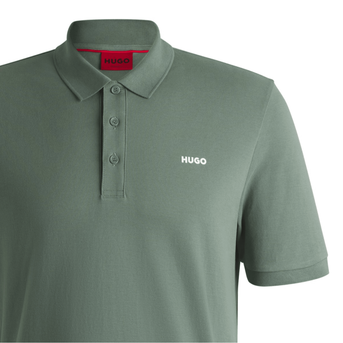 Hugo Boss Logo Print Polo Shirt Light Green — фото 4