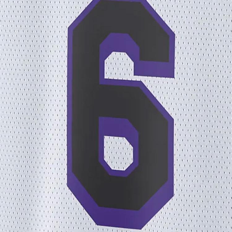 Nike NBA City Edition Jersey 2022-23 Lakers LeBron James 6 White — фото 2