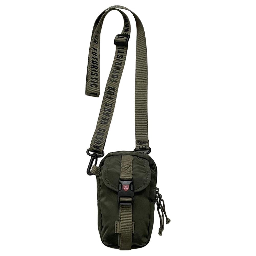 Human Made Nylon Mini Crossbody Bag Olive — фото 1