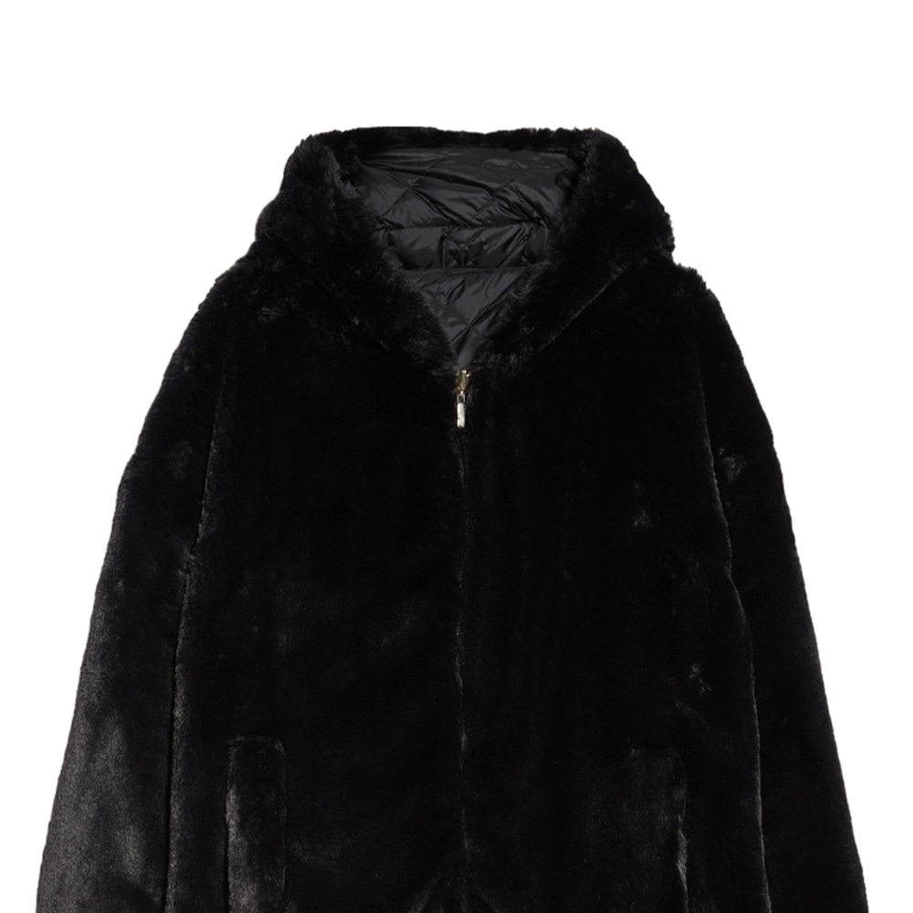 MaxMara Solid Zip Hoodie Jacket Black — фото 2