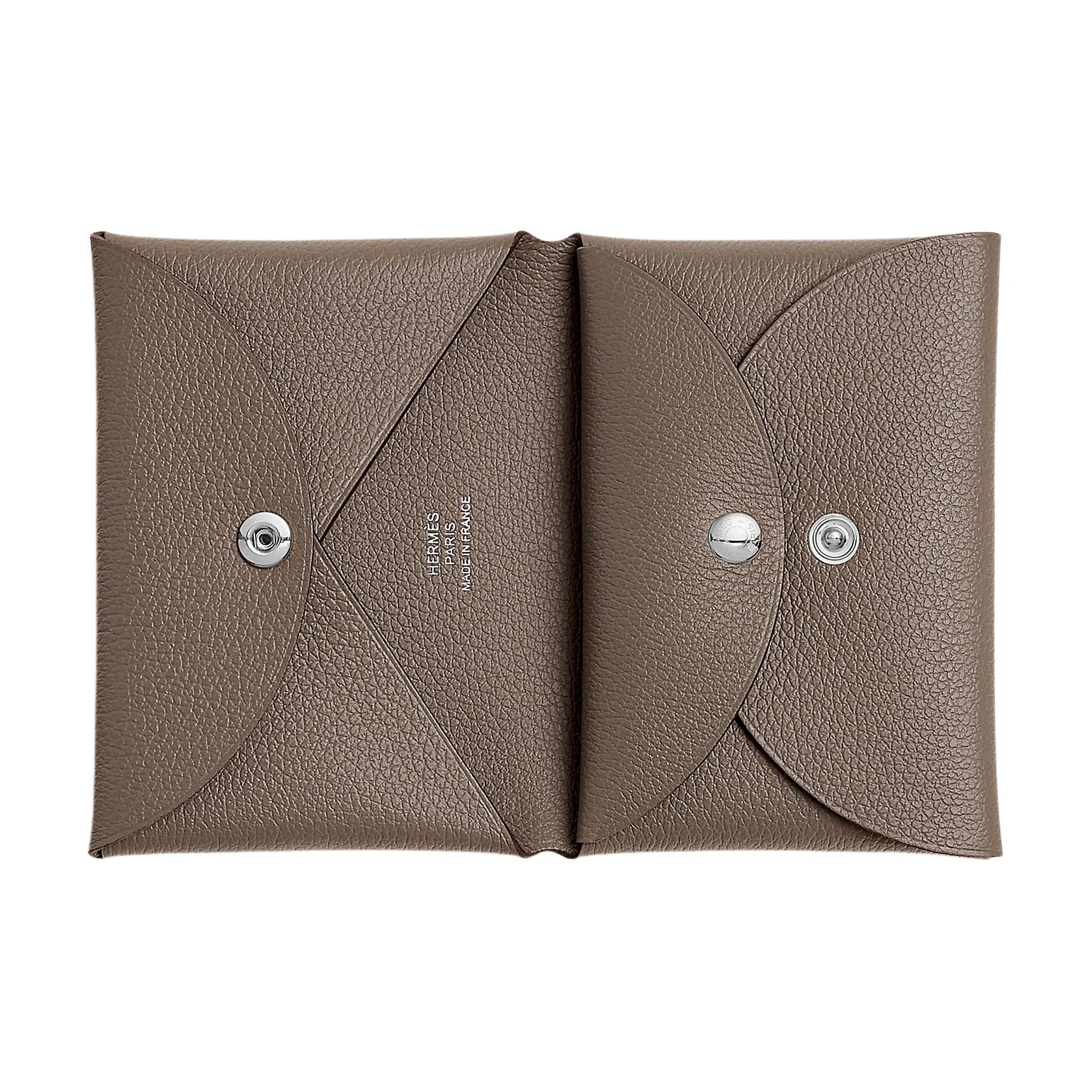 Hermes Calvi Duo Evercolor 18 Etoupe — фото 4