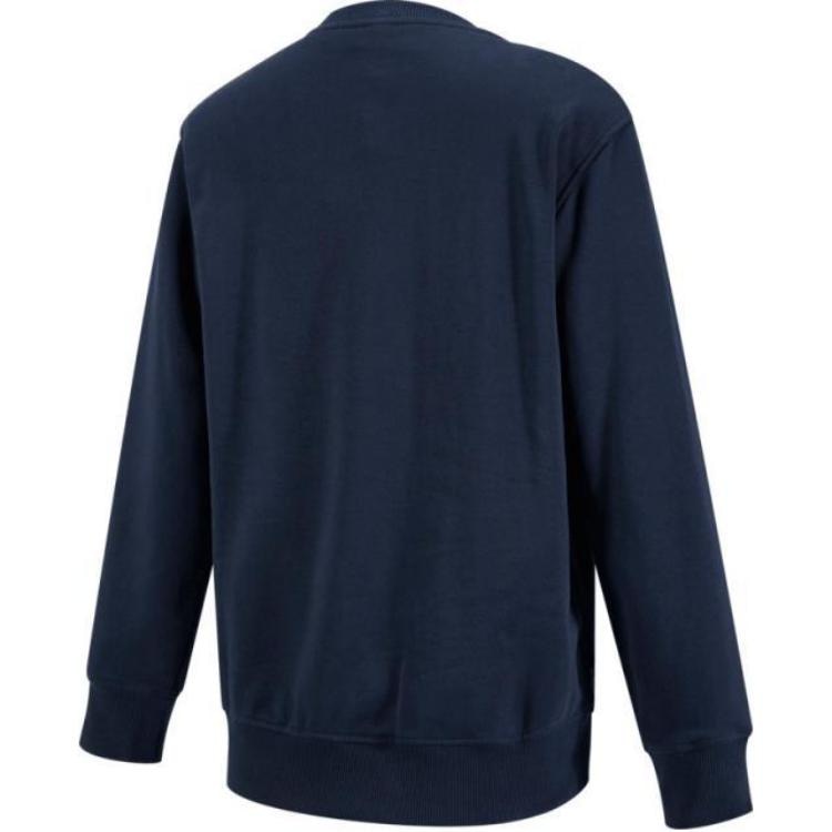 Timberland Letter Drop Shoulder Crewneck Sweatshirt Navy — фото 1