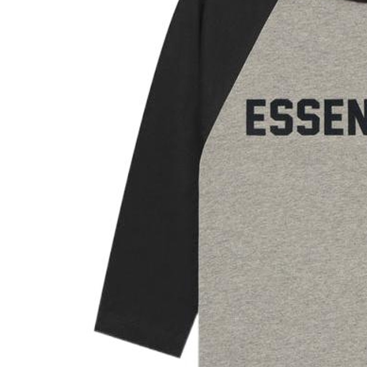 Fear Of God Essentials Kids Baseball Tee Dark Oatmeal — фото 4