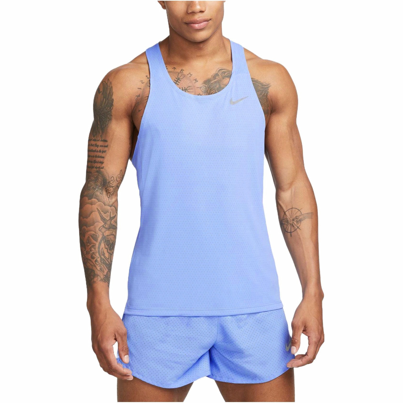 Nike Dry Fit Sleeveless Tee Blue — фото 2