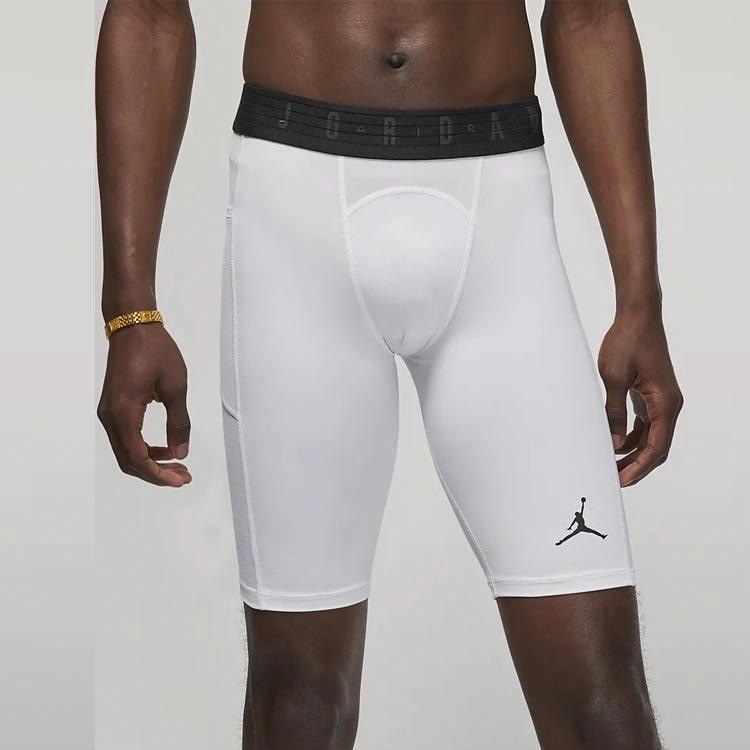 Jordan Sport Dri-FIT Logo Shorts White — фото 5