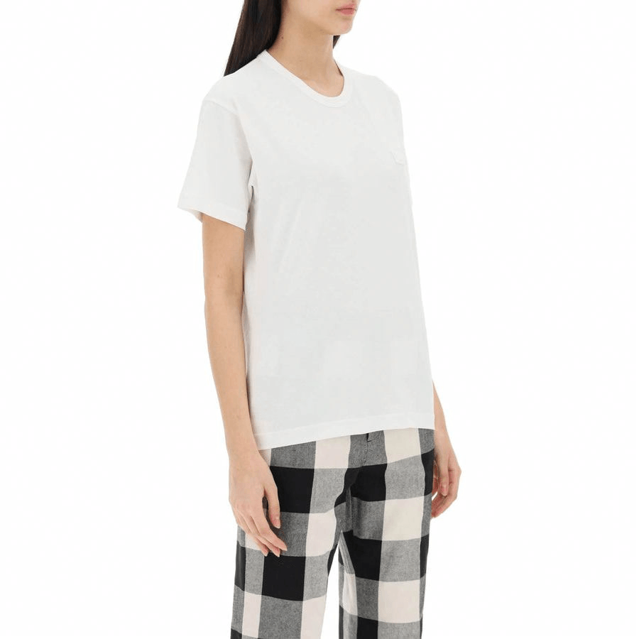 Acne Studios Face Patch T-Shirt White — фото 4