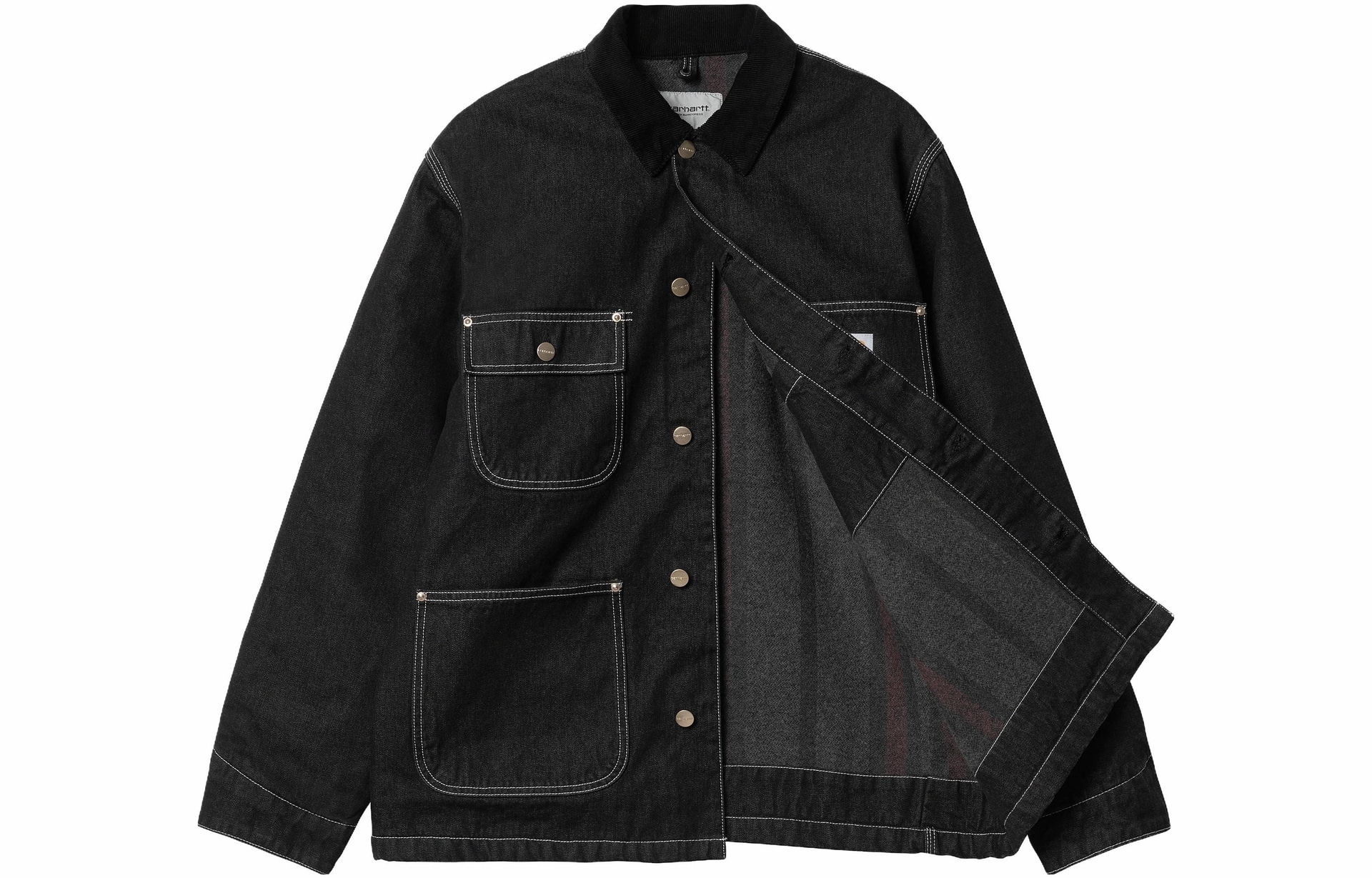 Carhartt WIP Denim Multi-Pocket Jacket Black — фото 2