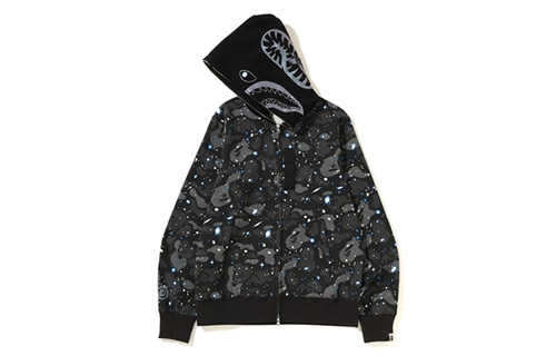 Худи A BATHING APE Space Camo Shark Hoodie
