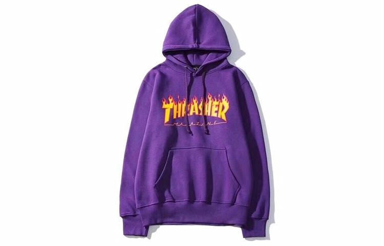 Худи Thrasher Flame Hoodie Purple
