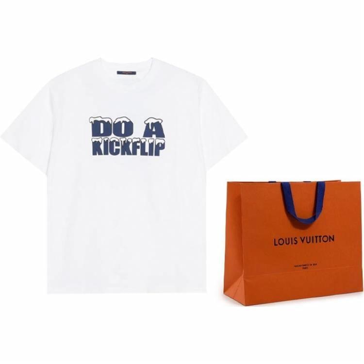 Louis Vuitton SS22 Logo T-Shirt White — фото 2