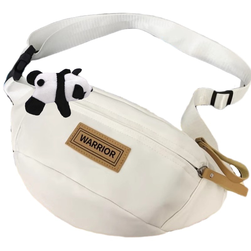 Warrior Nylon Chest Waist Bag Black/White — фото 2