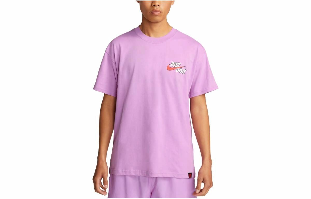 Nike Basketball Print T-Shirt Pink — фото 2