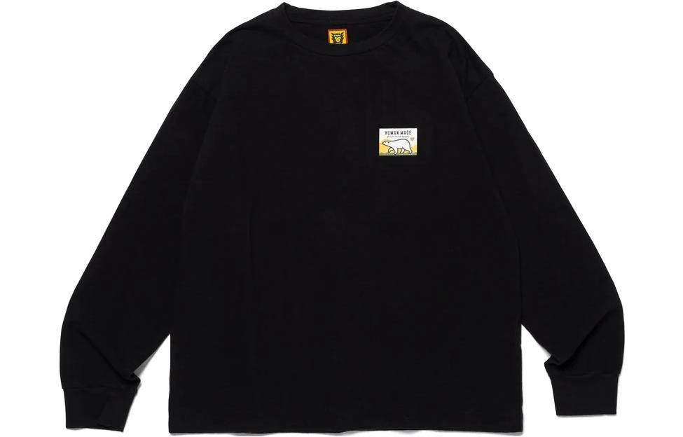 HUMAN MADE FW23 WOOL BLENDED LS T-SHIRT logoT