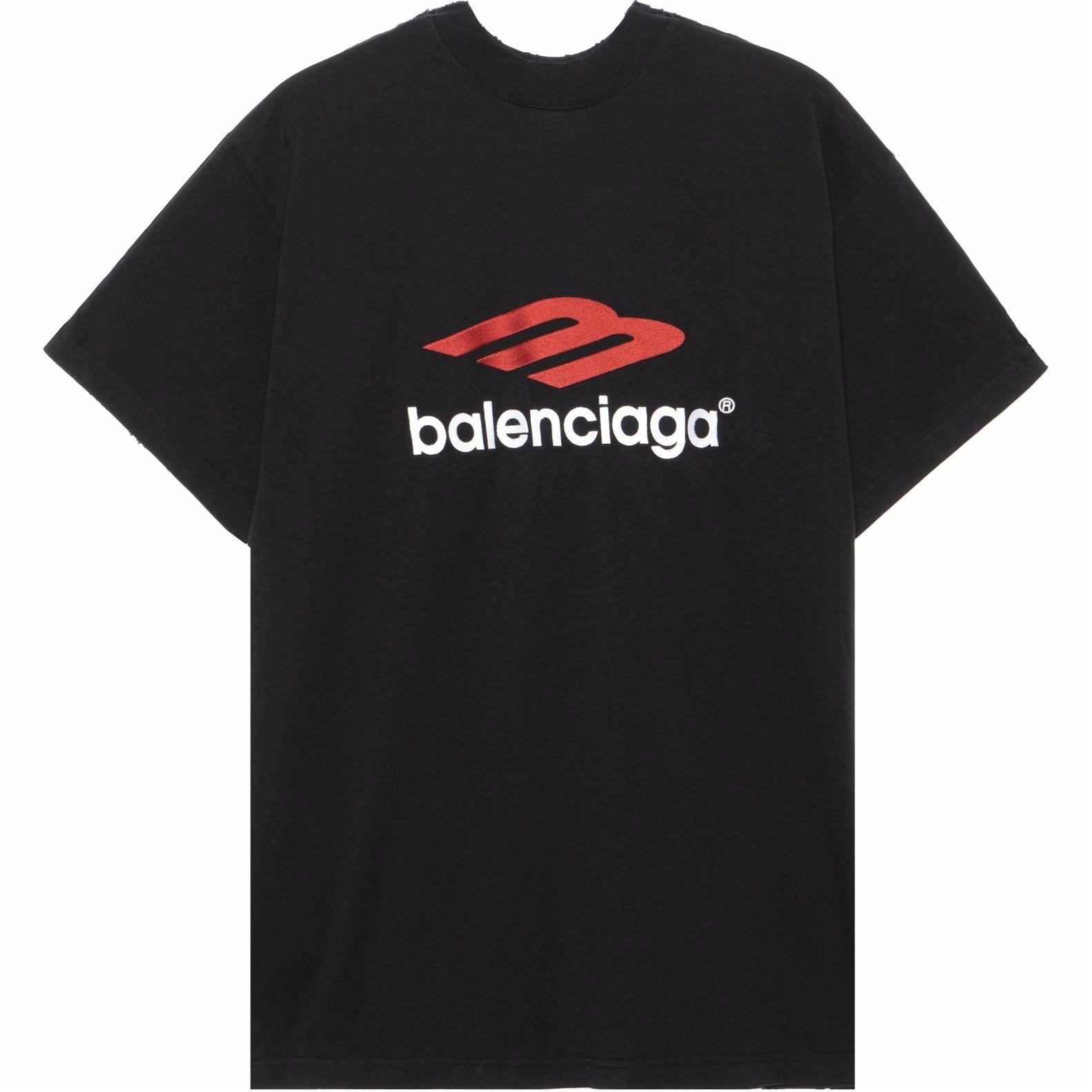 Футболка Balenciaga SS24 Logo Print T-Shirt