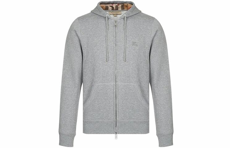 Худи Burberry Logo Print Hoodie Light Grey