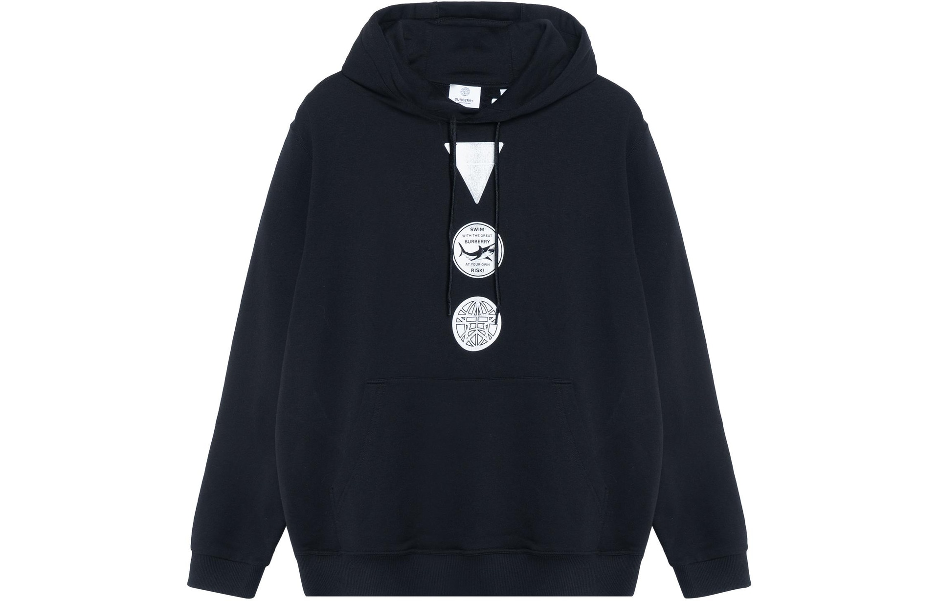 Худи Burberry Logo Print Sweatshirt Black