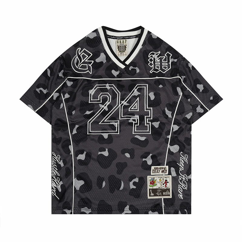 GRAF 24 Embroidered Mesh Camo Tee — фото 8