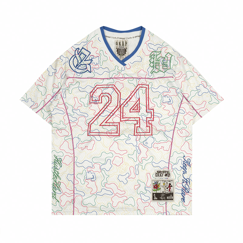 GRAF 24 Embroidered Mesh Camo Tee — фото 4