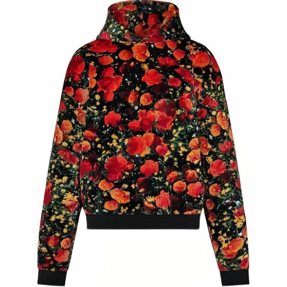 Худи Louis Vuitton Floral Print Hoodie