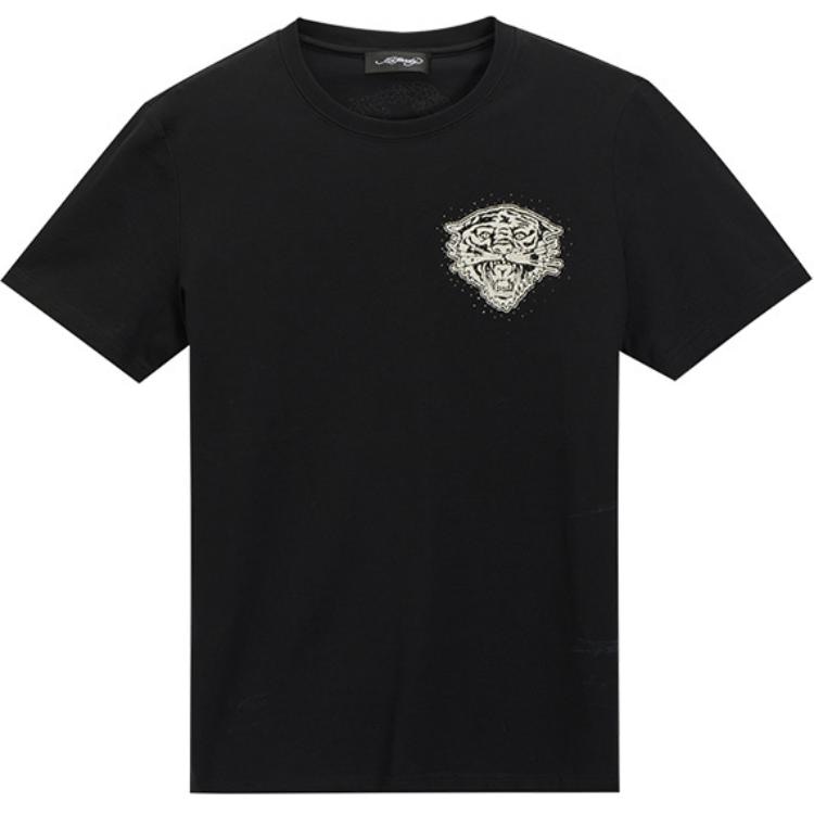 Ed Hardy Tiger Rhinestone Tee