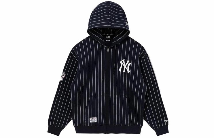 Худи New Era Yankees Striped Hoodie Navy