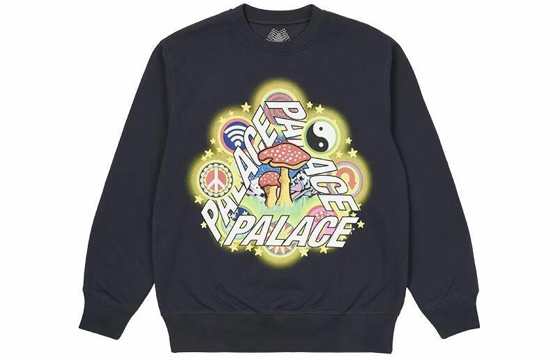Худи Palace FW22 Logo Crewneck Navy