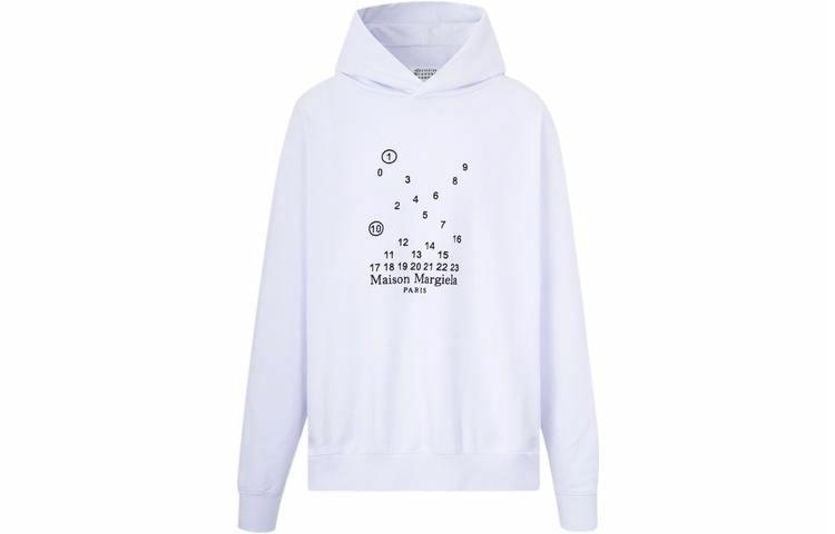 Худи Maison Margiela FW22 Digital Cross Hoodie White