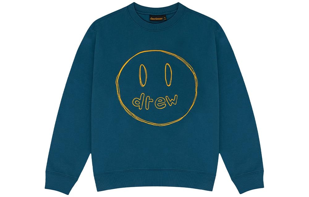 Худи Drew House Sketch Mascot Crewneck Peacock