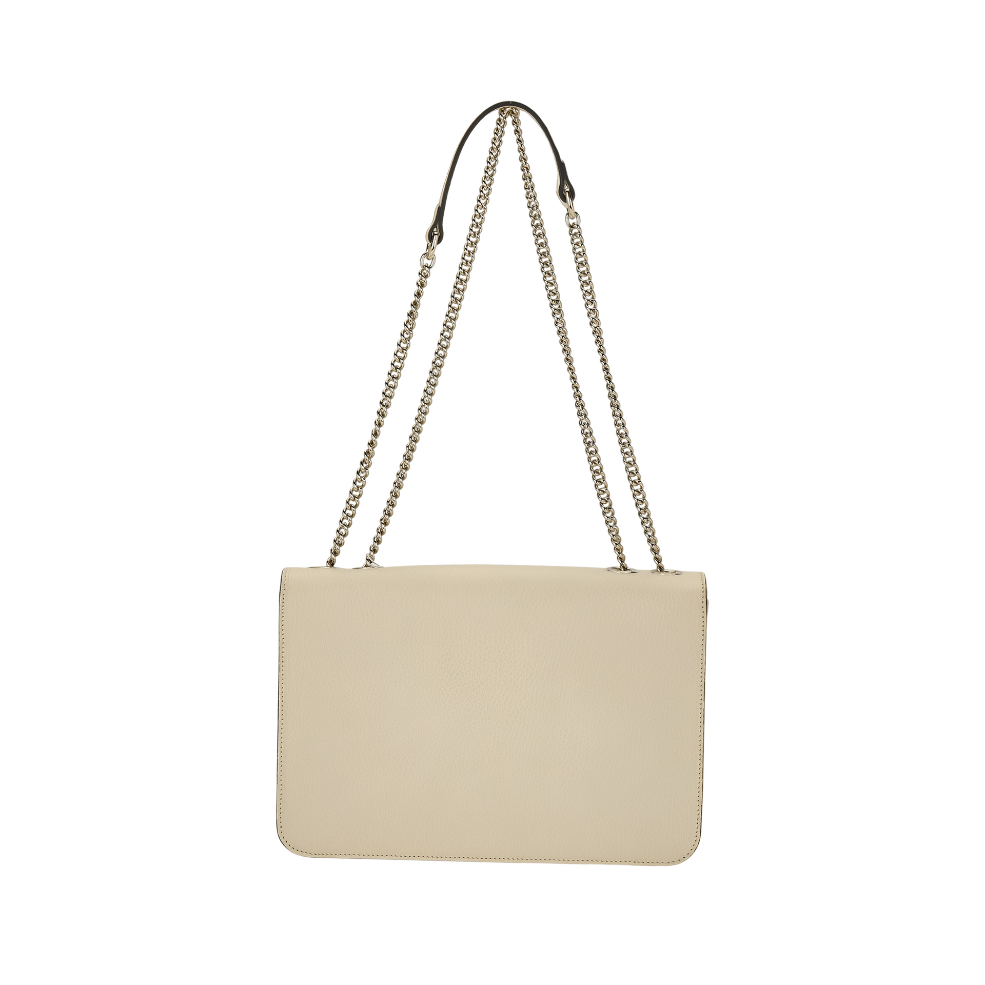 Gucci Chain Shoulder Bag White — фото 2