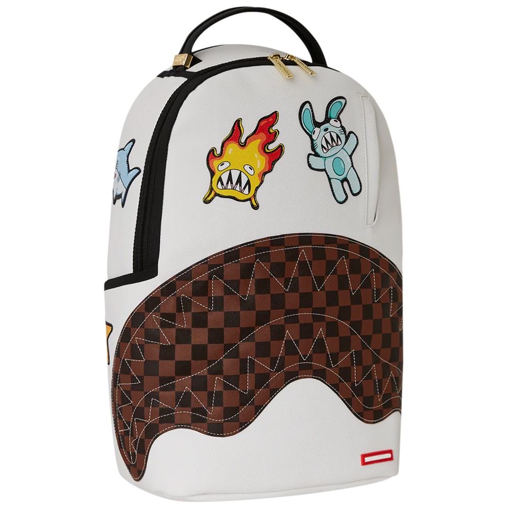 Sprayground Shark Mouth Checkered Backpack — фото 1