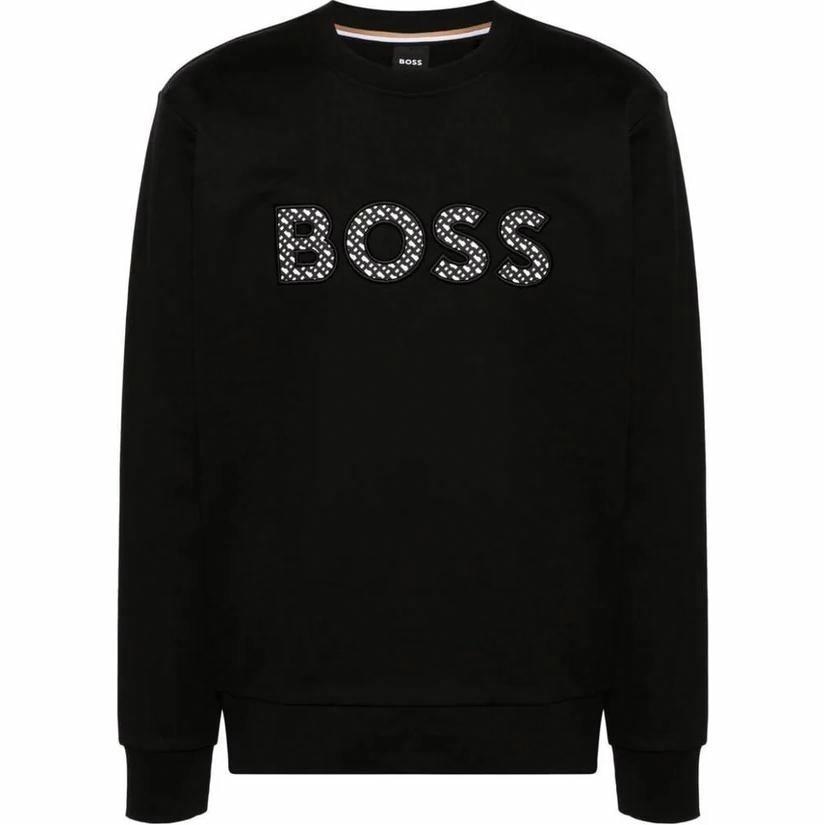Худи Hugo Boss Logo Crewneck Sweatshirt Black