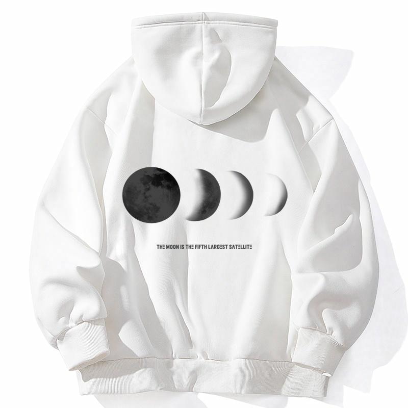 Amber Light Logo Moon Print Hoodie — фото 2