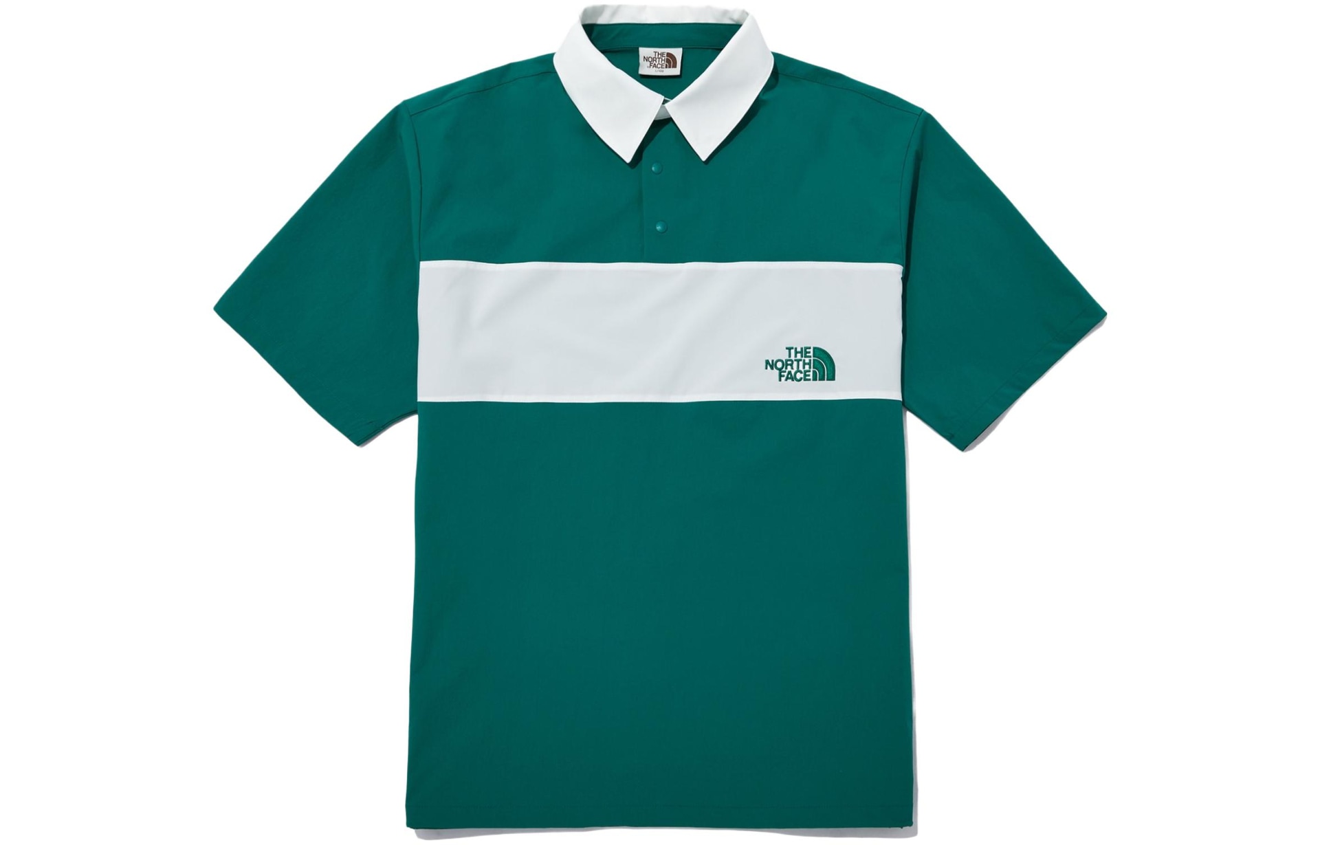 The North Face Logo Print Polo Green