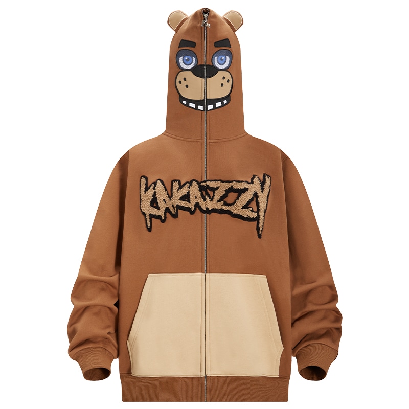 Худи Kakazzy Bear Hoodie Full Zip