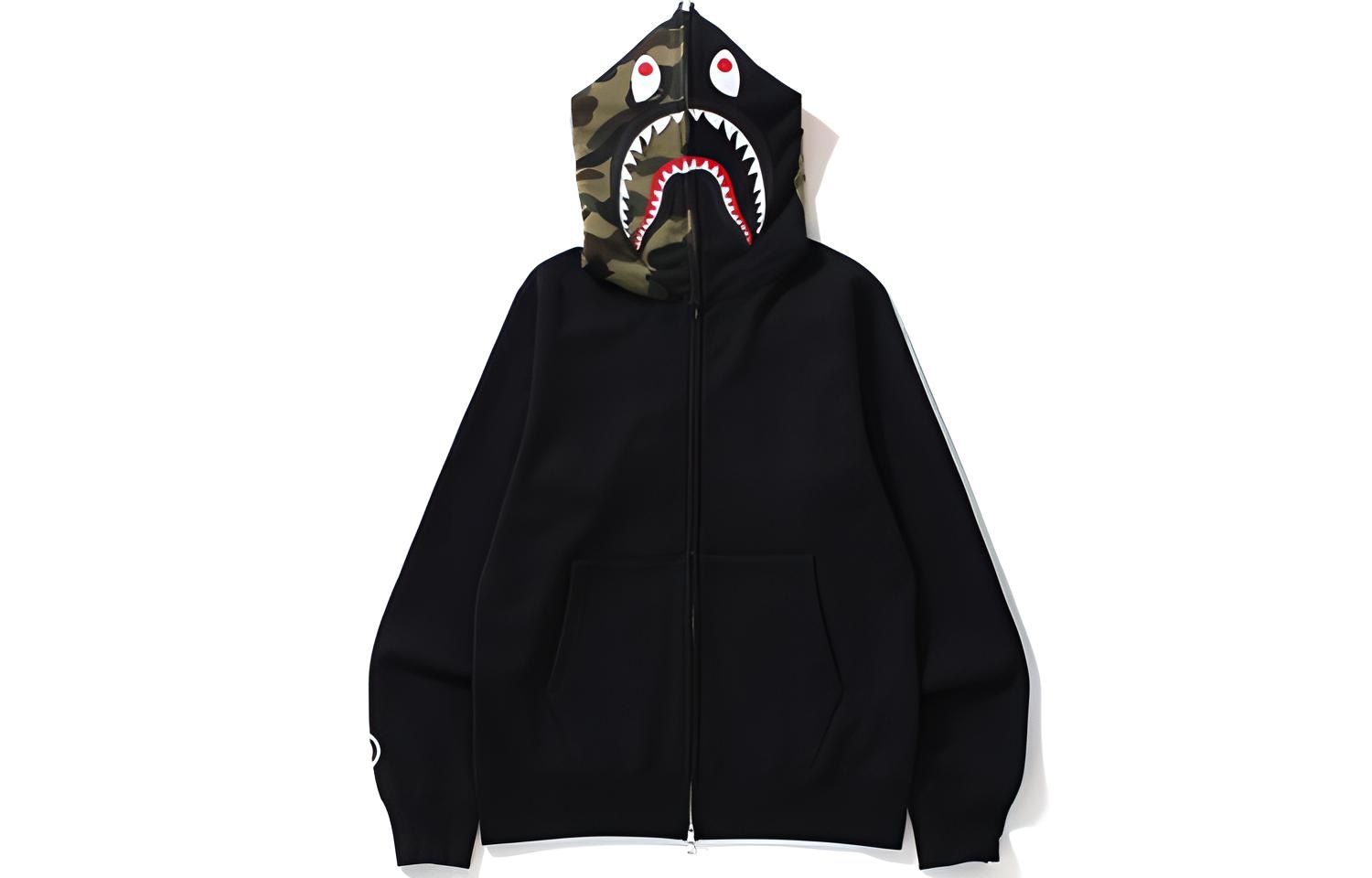 A BATHING APE Bape Shark Full Zip Hoodie — фото 2