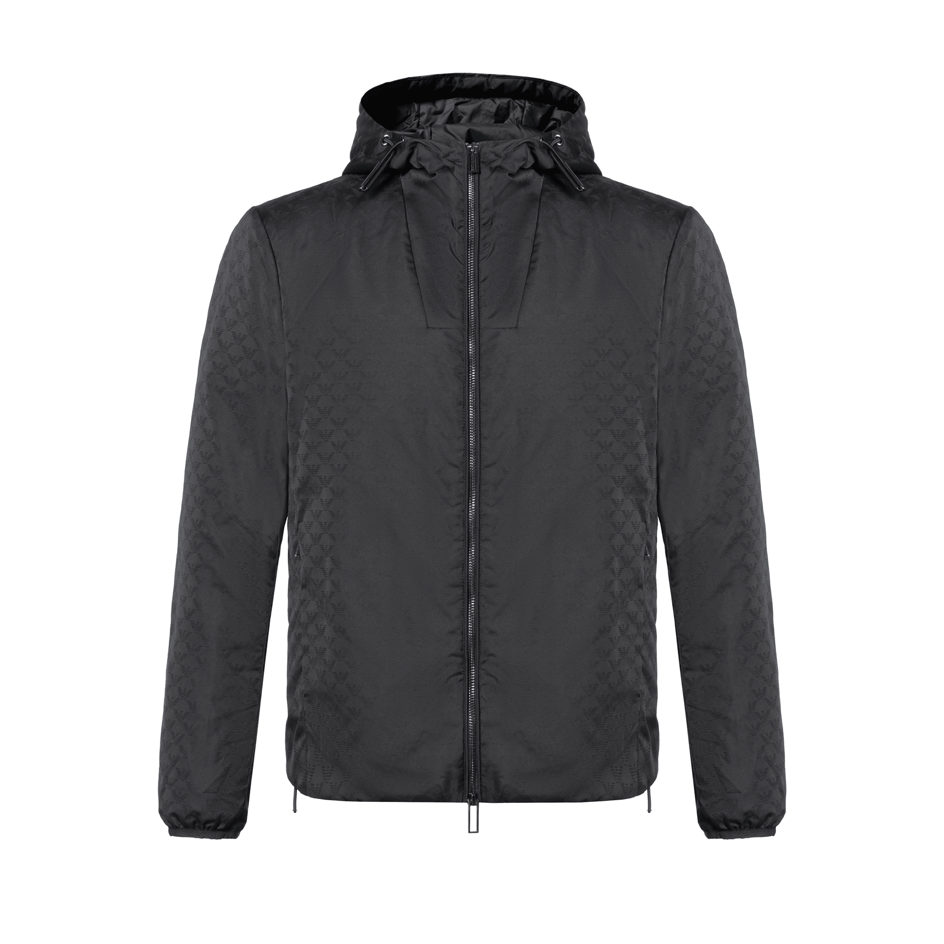 EMPORIO ARMANI/阿玛尼 Emporio Armani FW22 Black Hoodie Jacket